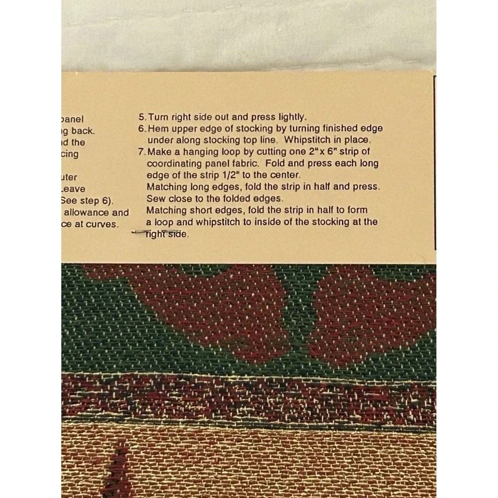 Olde Greensborough Craft Co Tapestry Christmas Stocking Panel Three Wisemen Star